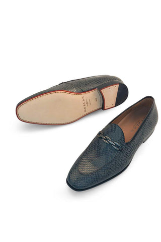 Mezlan 21445 Snake-Print Leather Slip-On Loafer (MZ3899)-AmbrogioShoes