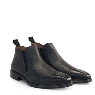 Mezlan 21455 Full Grain Leather Wingtip Demi Boot (MZ3798)-AmbrogioShoes