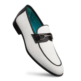 Mezlan 21503 Salva Men's Shoes Woven Slip On Horsebit Loafer (MZ3896)-AmbrogioShoes