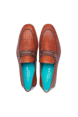 Mezlan 21503 Salva Woven Slip On Horsebit Loafer (MZ3896)-AmbrogioShoes