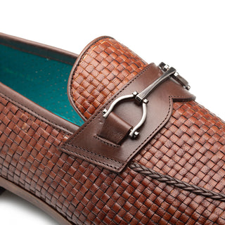 Mezlan 21503 Salva Woven Slip On Horsebit Loafer (MZ3896)-AmbrogioShoes