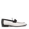 WHITE / BLACK