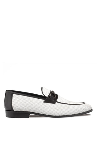21503 Salva Woven Horsebit Loafer-Dellamoda