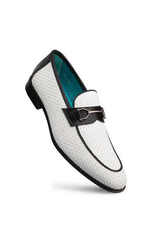 21503 Salva Woven Horsebit Loafer-Dellamoda