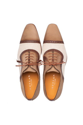 Mezlan 21529 Ayna Linen / Suede Summer Oxford (MZ3835)-AmbrogioShoes