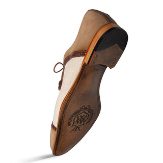 Mezlan 21529 Ayna Men's Shoes Linen / Suede Leather Summer Oxford (MZ3835)-AmbrogioShoes