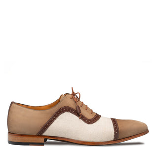 Mezlan 21529 Ayna Men's Shoes Linen / Suede Leather Summer Oxford (MZ3835)-AmbrogioShoes