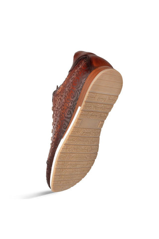 Mezlan 21577 Portico Laser-Embossed Calf-Skin Leather Sneaker (MZ3898)