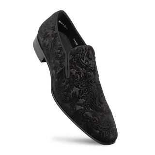 Mezlan 21578 Travolta Laser Velvet Formal Loafer (MZ3790)-AmbrogioShoes