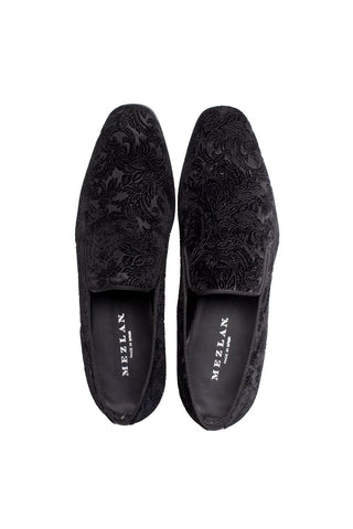 Mezlan 21578 Travolta Laser Velvet Formal Loafer (MZ3790)-AmbrogioShoes