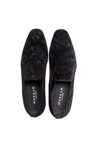 Mezlan 21578 Travolta Laser Velvet Loafer