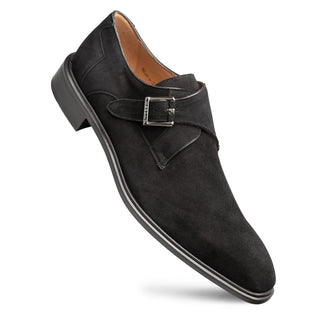 Mezlan 21722 Albini Men’s Shoes Suede Leather Single Monk Strap (MZ3915)-AmbrogioShoes