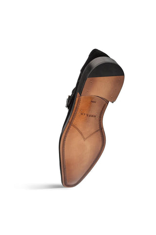 Mezlan 21722 Albini Suede Single Monk Strap-AmbrogioShoes