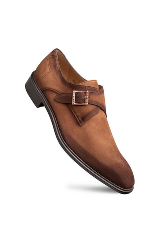 21722 Albini Suede Single Monk Strap-Dellamoda