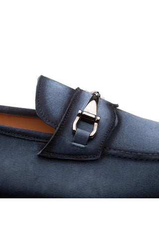 21735 Bracco Suede Horsebit Slip-On Loafer (MZ3911)-Dellamoda
