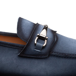 Mezlan 21735 Bracco Men’s Shoes Suede Leather Horsebit Slip-On Loafer (MZ3911)-AmbrogioShoes