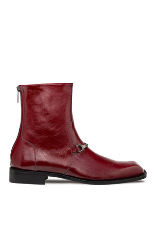 Mezlan 21739 Buscemi Hi-Shine Leather Horse-Bit Boot-AmbrogioShoes