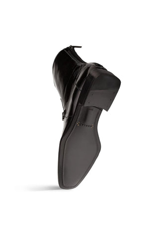 21739 Buscemi Hi-Shine Leather Horse-Bit Boot-Dellamoda