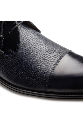 Mezlan 21744 Capello Men’s Shoes Hi-Shine / Textured Leather Derby (MZ3917)-AmbrogioShoes