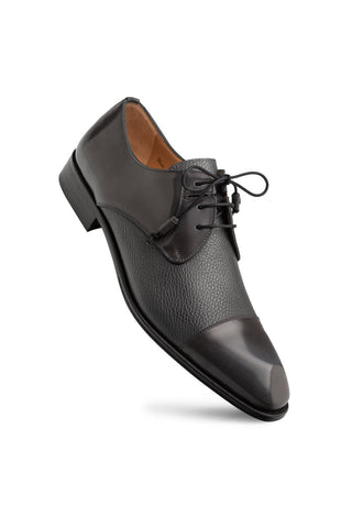 Mezlan 21744 Capello Men’s Shoes Hi-Shine / Textured Leather Derby (MZ3917)-AmbrogioShoes
