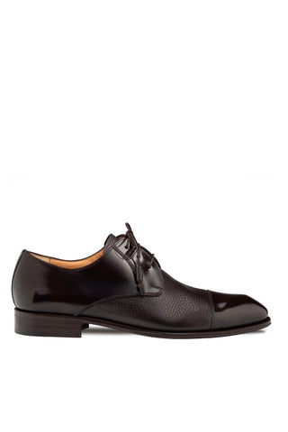 Mezlan 21744 Capello Men’s Shoes Hi-Shine / Textured Leather Derby (MZ3917)-AmbrogioShoes