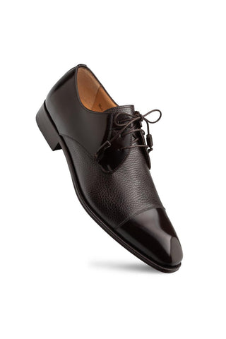 Mezlan 21744 Capello Men’s Shoes Hi-Shine / Textured Leather Derby (MZ3917)-AmbrogioShoes