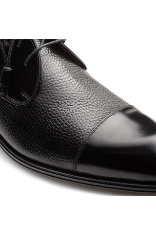 Mezlan 21744 Capello Men’s Shoes Hi-Shine / Textured Leather Derby (MZ3917)-AmbrogioShoes