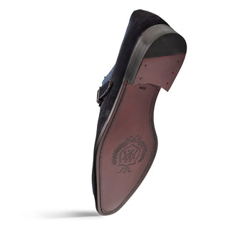 Mezlan 21745 Diesel Men’s Shoes Suede Leather Single Monk-Strap (MZ3912)-AmbrogioShoes