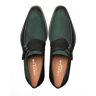 Mezlan 21745 Diesel Suede Single Monk-Strap-AmbrogioShoes