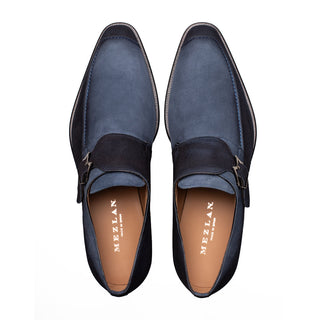 Mezlan 21745 Diesel Suede Single Monk-Strap-AmbrogioShoes