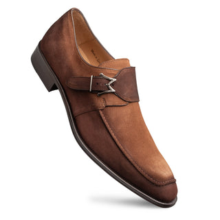 Mezlan 21745 Diesel Suede Single Monk-Strap-AmbrogioShoes