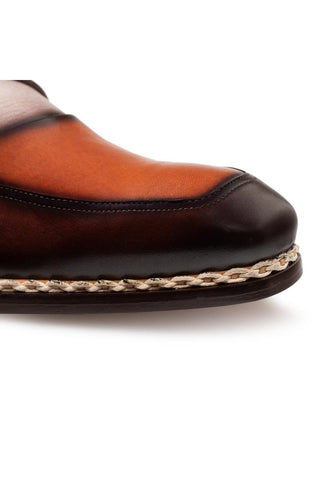 21746 Bowery Leather & Deer Derby-Dellamoda