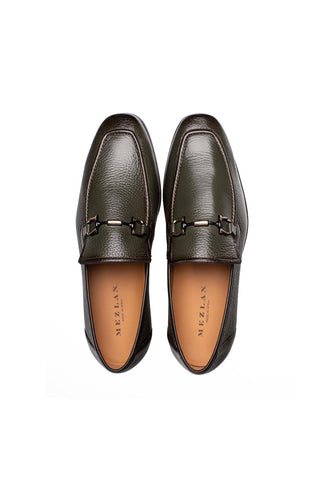 Mezlan 21749 Marinelli Men’s Shoes Deer Skin Slip-On horsebit Loafer (MZ3916)-AmbrogioShoes