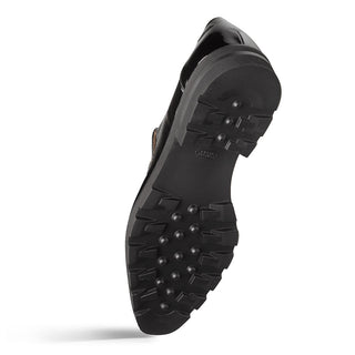 Mezlan 21763 Valone Men’s Shoes Hi-Shine Calf-Skin & Suede Leather Horse-Bit Slip-On Loafer (MZ3909)-AmbrogioShoes