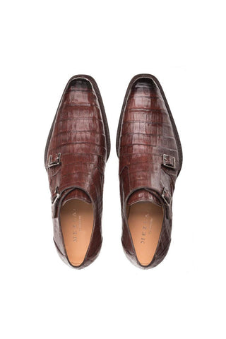 Mezlan 3998-F Prague Sport Exotic Crocodile Monk-Straps Loafers (MZ2217)-AmbrogioShoes