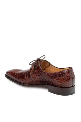 Mezlan 4574-J Moscow Alligator Plain Toe Derby (MZ3182)-AmbrogioShoes