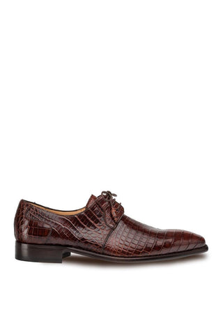Mezlan 4574-J Moscow Alligator Plain Toe Derby