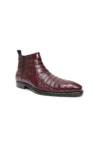 4715-F Blackmore Crocodile Boot-Dellamoda