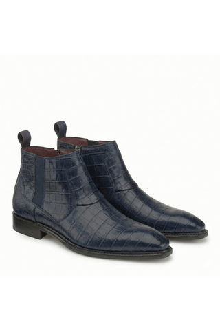 4715-F Blackmore Crocodile Boot-Dellamoda