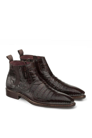 4715-F Blackmore Crocodile Boot-Dellamoda