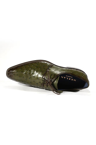 Mezlan 4732-S Tillson Exotic Ostrich Derby (MZ3302)-AmbrogioShoes