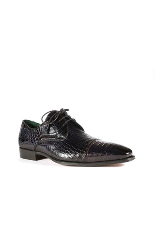 Mezlan 4818-J Alligator Cap-Toe Derby (MZ3368)-AmbrogioShoes
