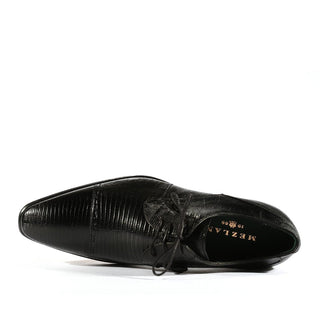 Mezlan 4818-L Exotic Lizard Derby Cap-Toe (MZ3367)-AmbrogioShoes