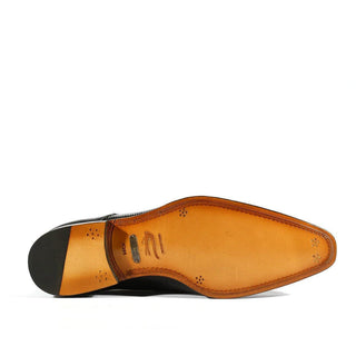 Mezlan 4818-L Exotic Lizard Derby Cap-Toe (MZ3367)-AmbrogioShoes