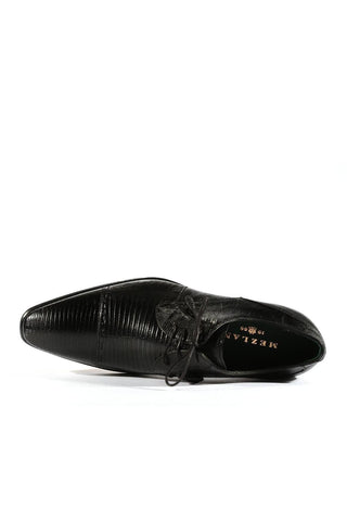 Mezlan 4818-L Exotic Lizard Derby Cap-Toe (MZ3367)-AmbrogioShoes