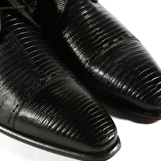 Mezlan 4818-L Men's Shoes Exotic Lizard Derby Cap-Toe (MZ3367)-AmbrogioShoes