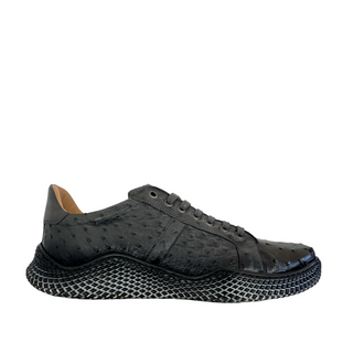 Mezlan 4970-S Exotic Ostrich-Skin Sneakers (MZ3672)-AmbrogioShoes