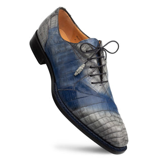 Mezlan 50115-F Pueblo Men's Shoes Exotic Crocodile Oxford (MZ3792)-AmbrogioShoes