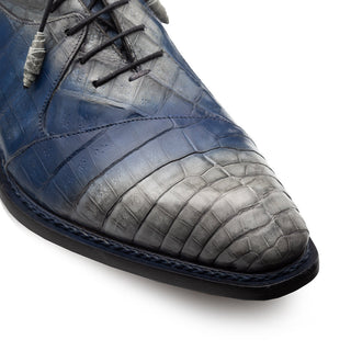 Mezlan 50115-F Pueblo Men's Shoes Exotic Crocodile Oxford (MZ3792)-AmbrogioShoes