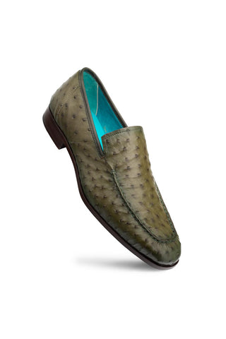 Mezlan 50120-S Menor Exotic Ostrich Slip-On Loafer (MZ3895)-AmbrogioShoes